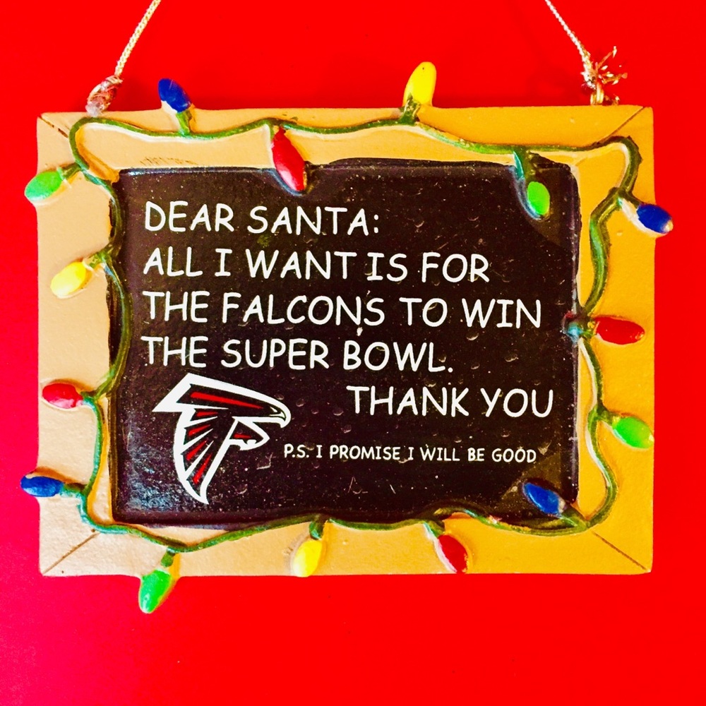 ❗️2/$15❗️4/$20❗️NFL Atlanta Falcons Ornament | NEW/NWT